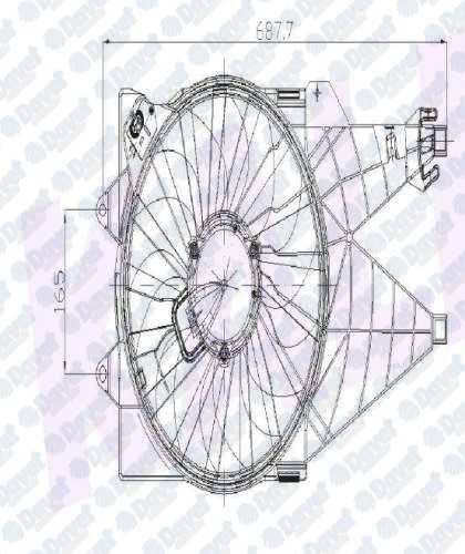 KALE 013501001 Fan-Motor-Davlumbaz (Set) Fiat Linea 1.3/1.6 Mjet / 1.4 Tjet 07> Ac